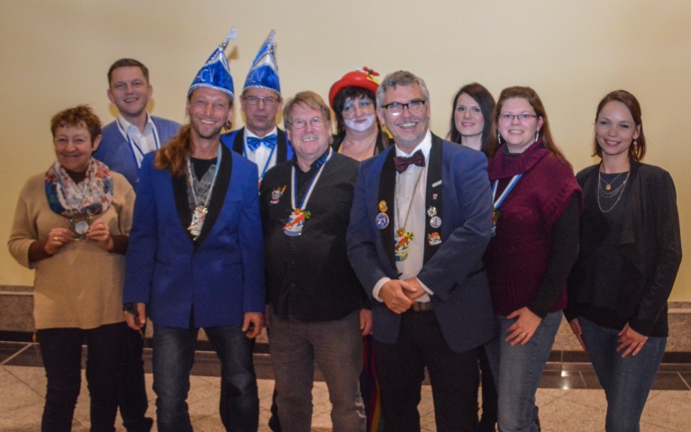 Der Vorstand des HCV - Oktober 2016; von links nach rechts: Sigrid Gunkel, Ronny Vogler, Rainer Dahlke, Heinz Pape, Peter Frey, Birgit Dugan, Volker Lamprecht, Liane Lisker, Monika Ausmeier, Birgit Lamprecht